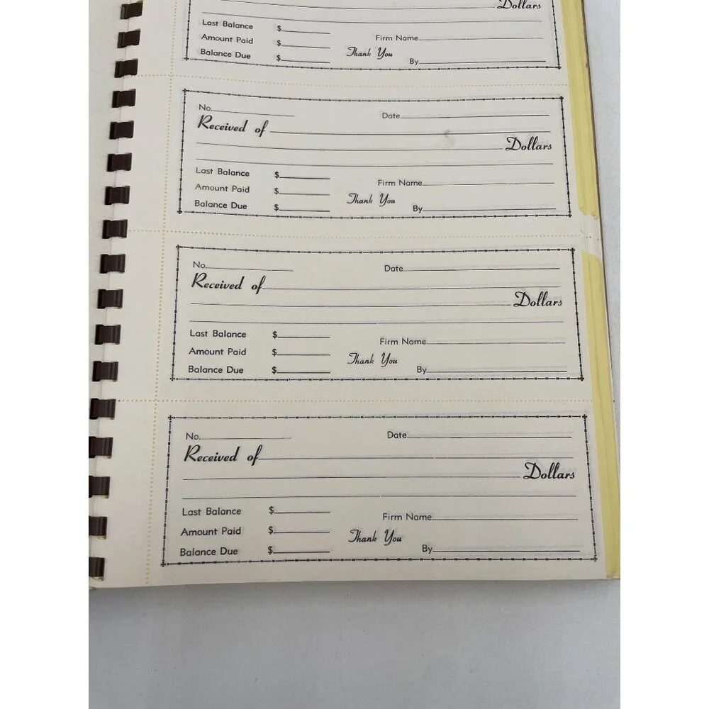 Garners Vintage Duplicate Receipt Book DR-95 By Garner Publishing Co.